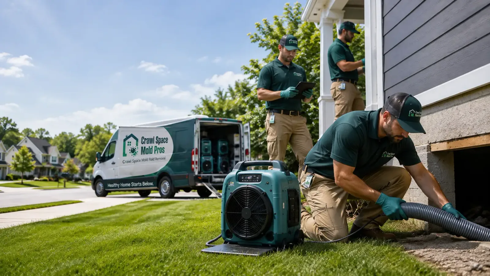 Crawl Space Mold Removal in Osgood, OH